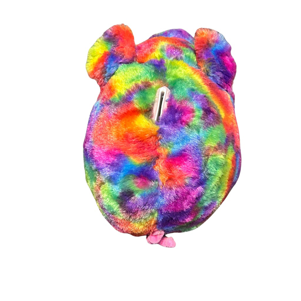Fab NY Multicolor Tie Dye Plush Piggy Bank